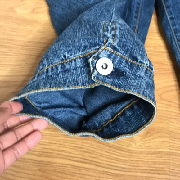 Blue Pointe Bermuda Denim Jeans Shorts Size 9 - Picture 2 of 5